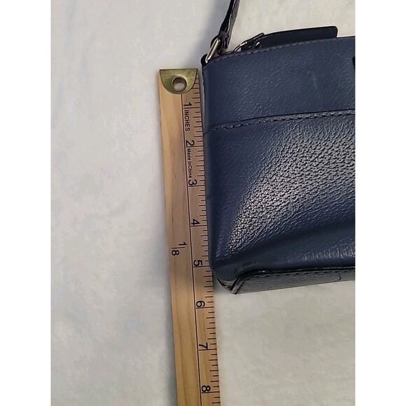 Kate Spade Grove Street Millie Crossbody – Blue Leather Handbag - Picture 3 of 11